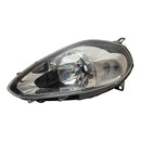 Farol Dianteiro Punto 2013 A 2017 Esquerdo Mascara Negra Aro Cromado 518784090 2122351 Original