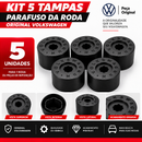 Kit Jogo (5 Un.) Tampa Capa Parafuso Roda Liga Leve Vw (Parafuso 17mm) 1K06011739B9 Original
